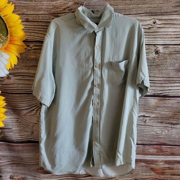 Nat Nast Mens Short Sleeve Shirt Button Front Pre-owned - Picture 1 of 5